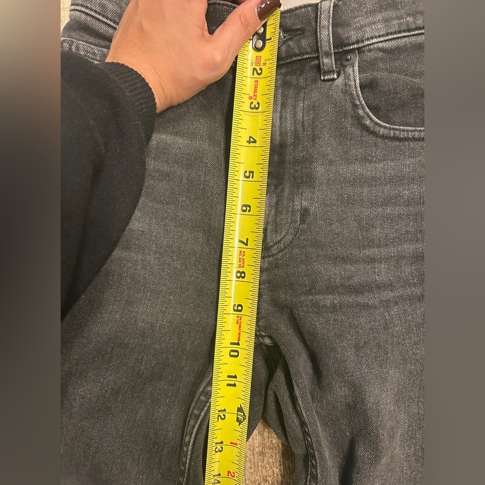 Everlane The Cheeky Jean Washed Black Wash Hi-Rise Size 24 Crop - Picture 5 of 7